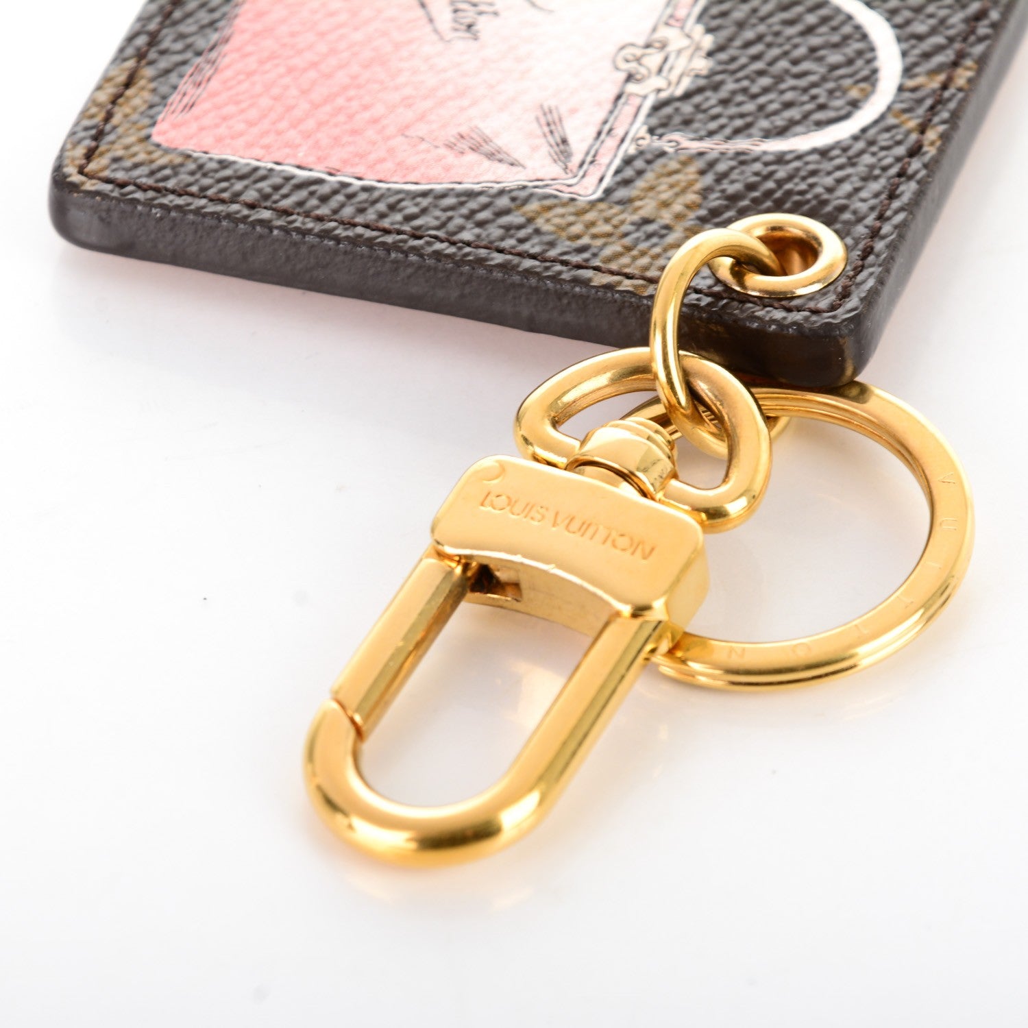 Louis Vuitton Monogram Affiche Bag Charm Key Ring 5 of 6