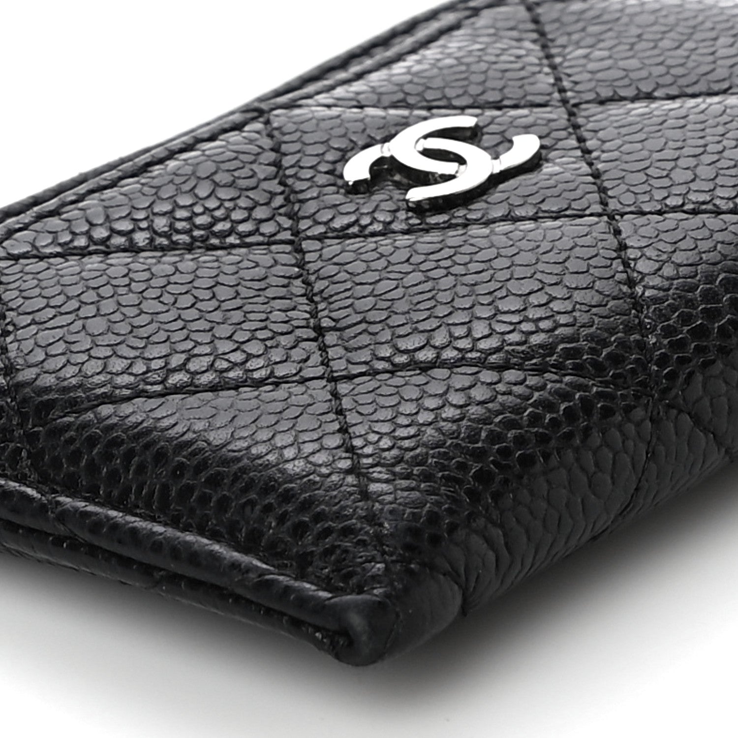 Chanel Caviar Quilted Card Holder Black 10 of 13