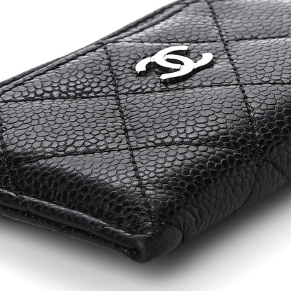 Chanel Caviar Quilted Card Holder Black 10 of 13