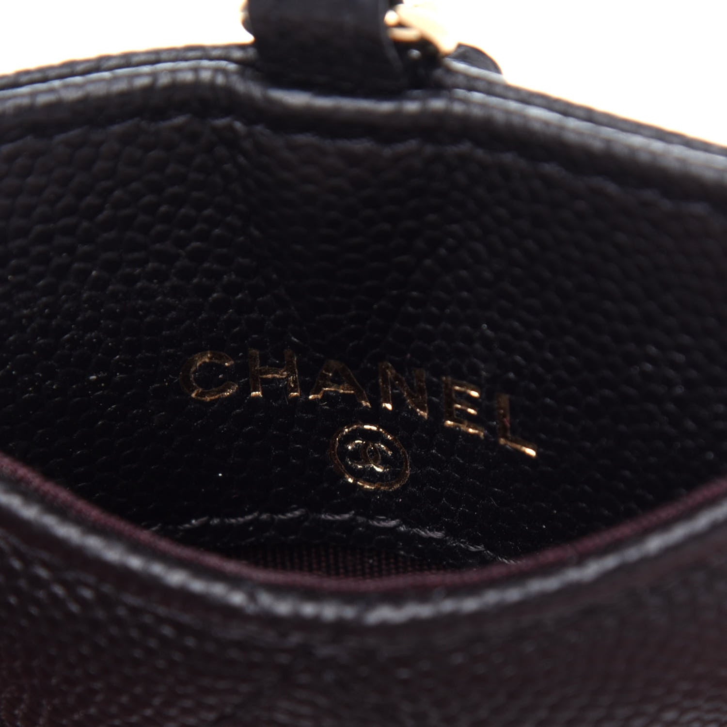 Chanel Caviar Quilted Card Holder On Chain Black 6 of 11