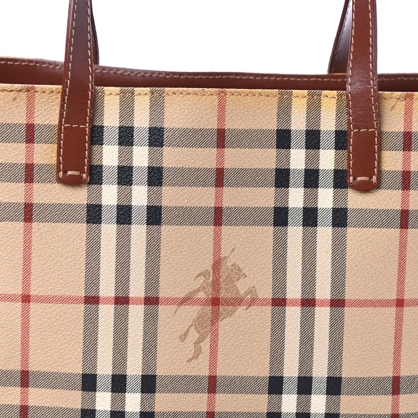 Haymarket Check Small Tote Brown
