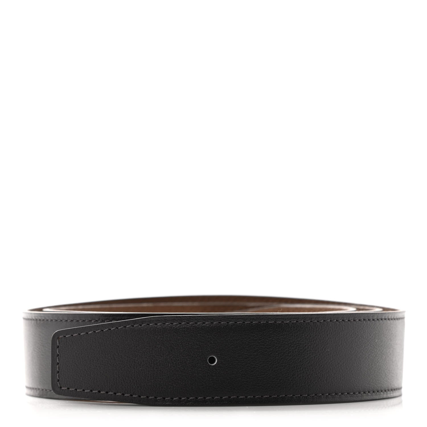 Hermes Box Togo 32mm Belt Strap 90 Graphite Alezan 1 of 6
