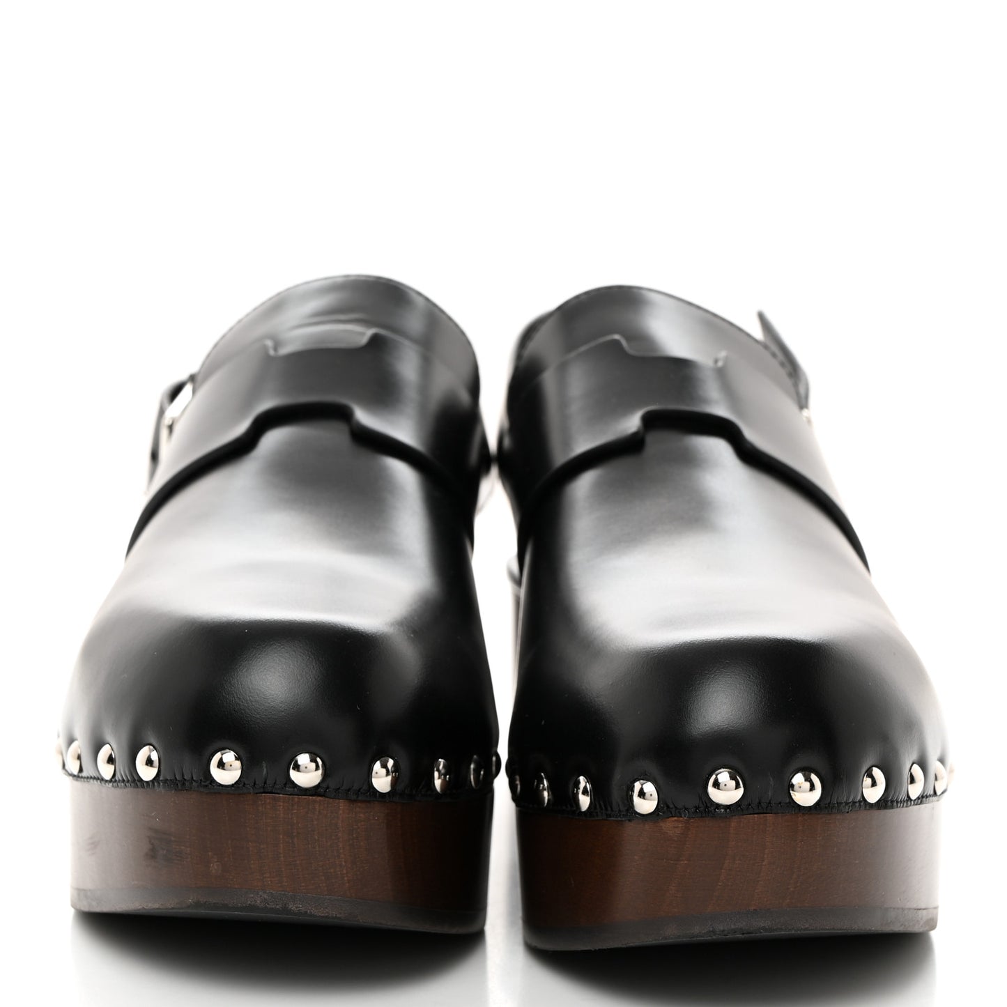 Toscan Calfskin Hermione Mules 37 Black