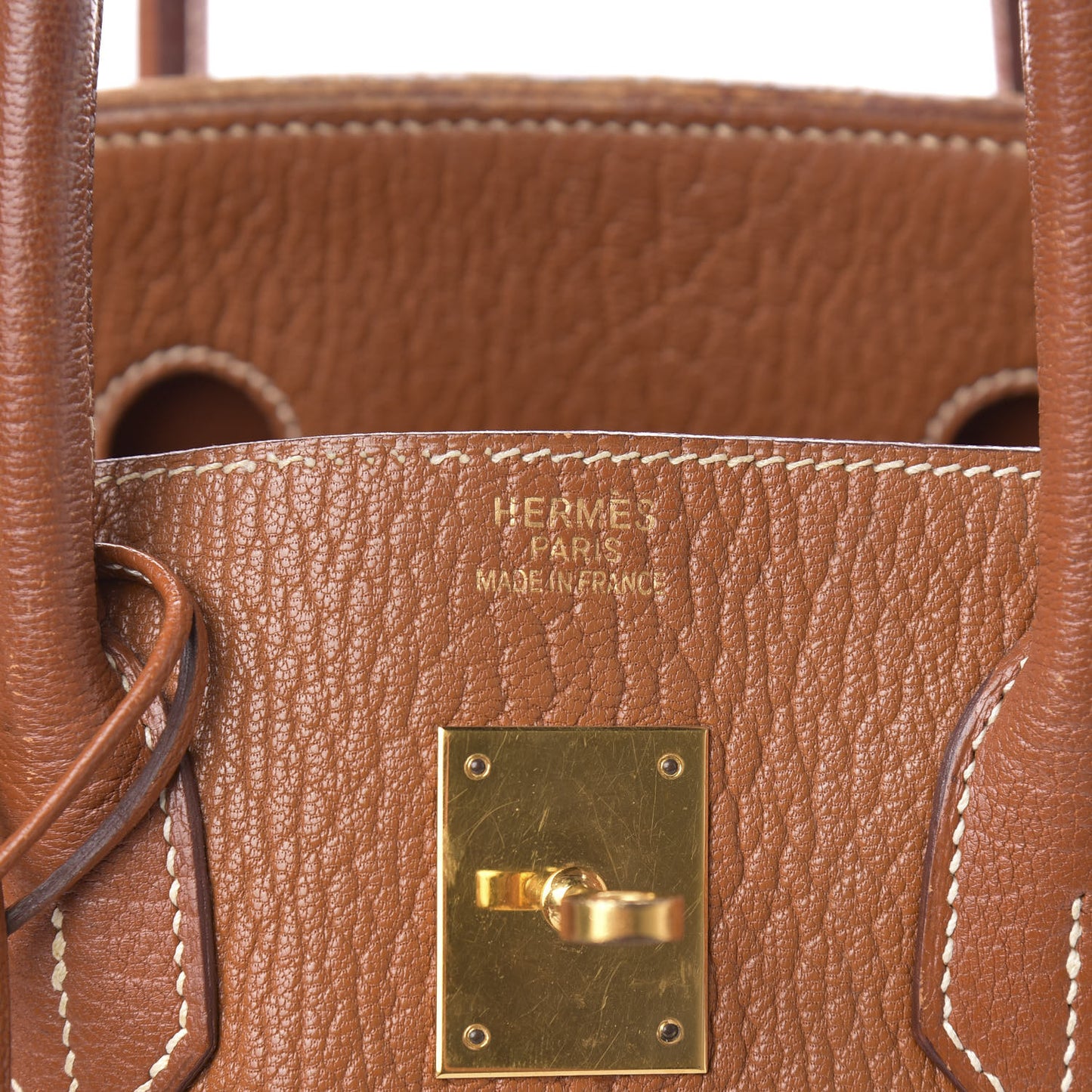 Chevre de Coromandel Birkin 35 Gold