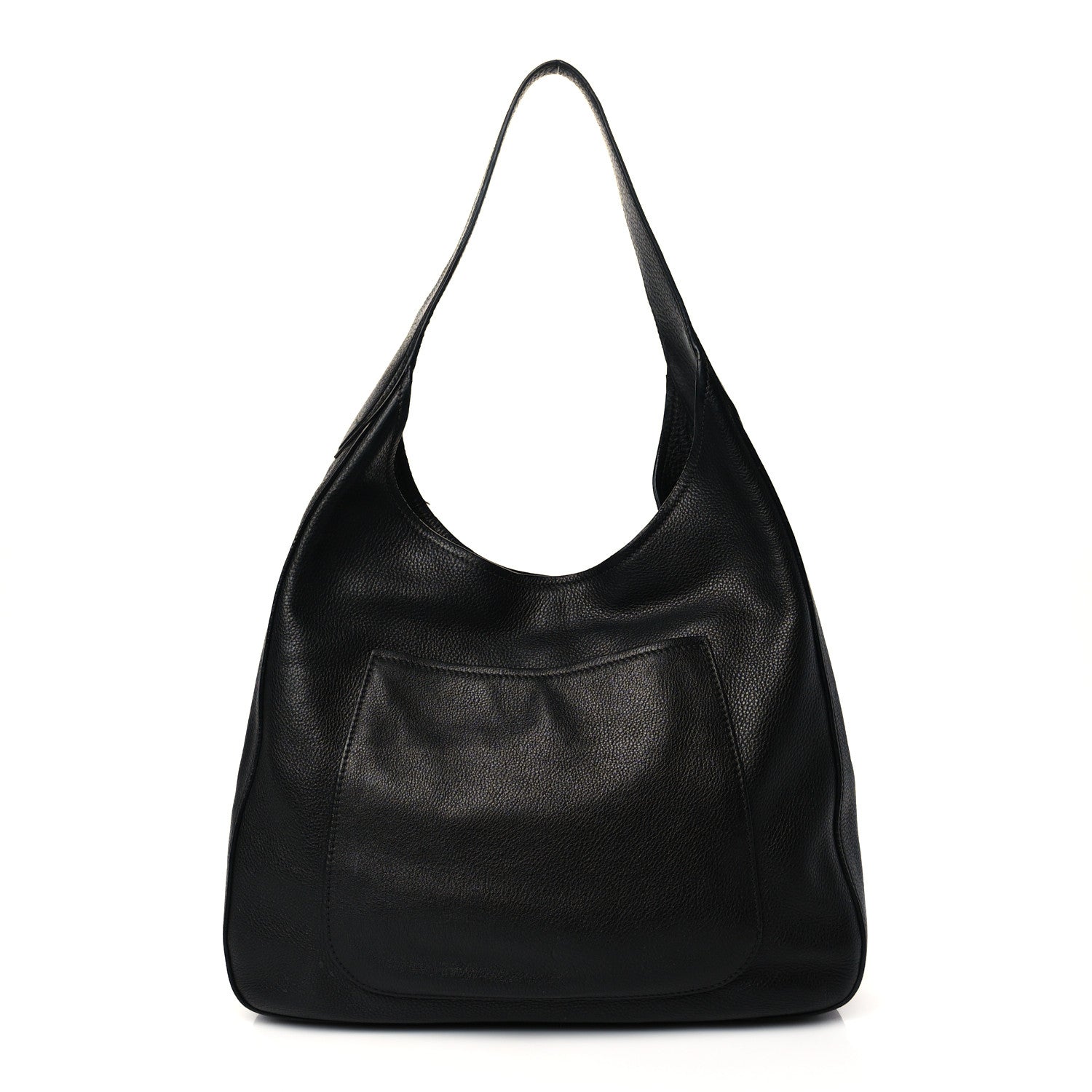 Prada Vitello Daino Medium Pocket Hobo Bag Black 1 of 21