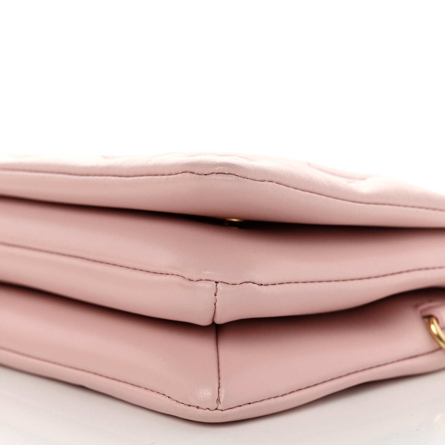 Louis Vuitton Lambskin Embossed Monogram Pochette Coussin Rose 12 of 13