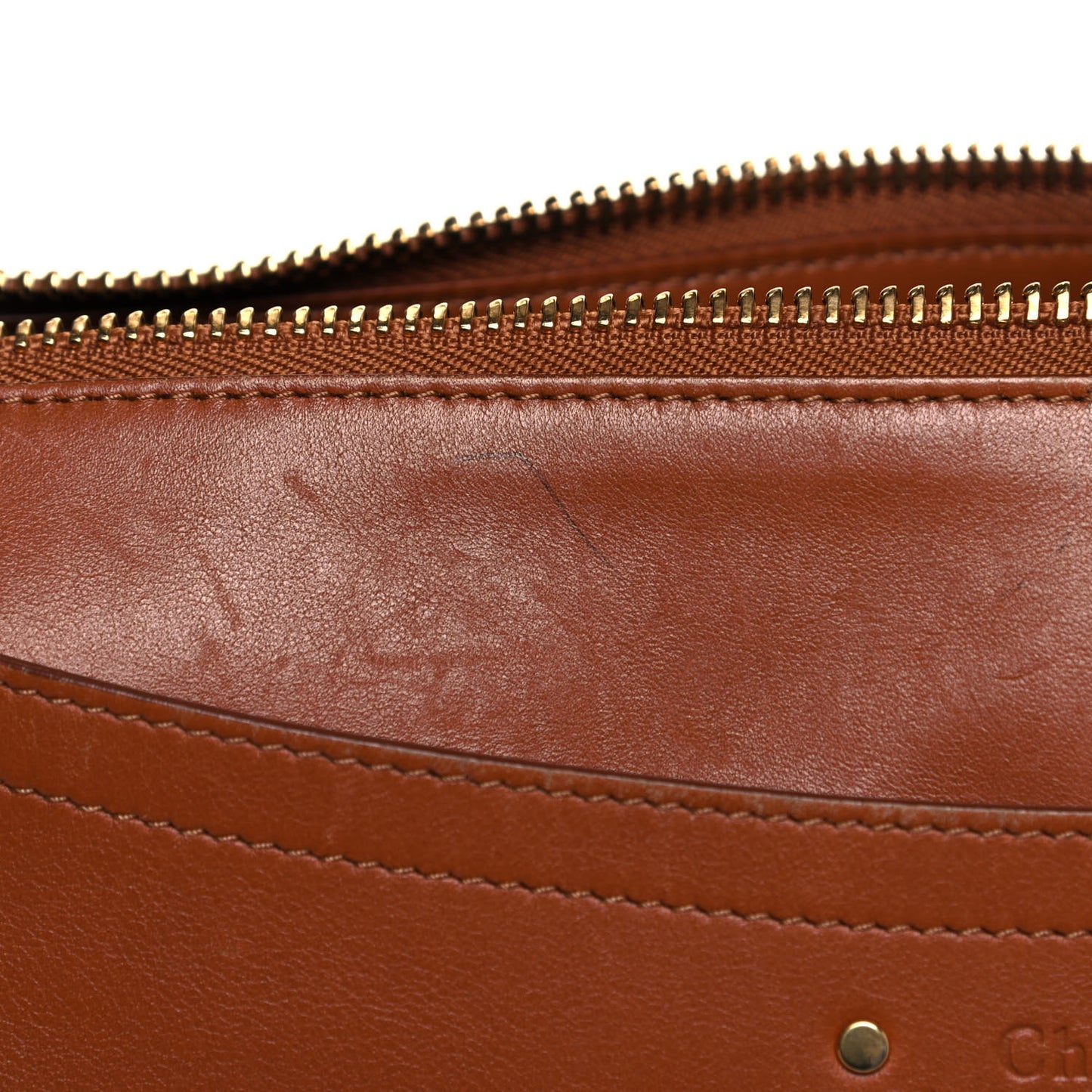 Calfskin Suede Medium Roy Bag Caramel