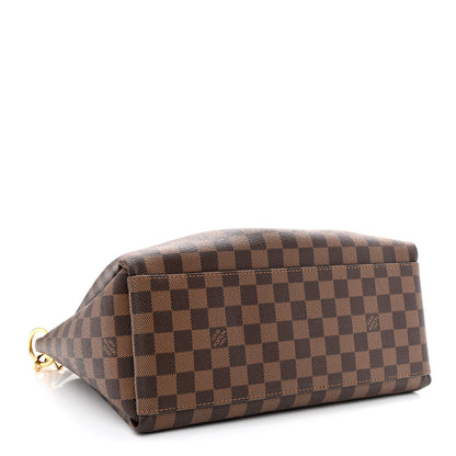 Louis Vuitton Damier Ebene Odeon Tote MM Black 4 of 9