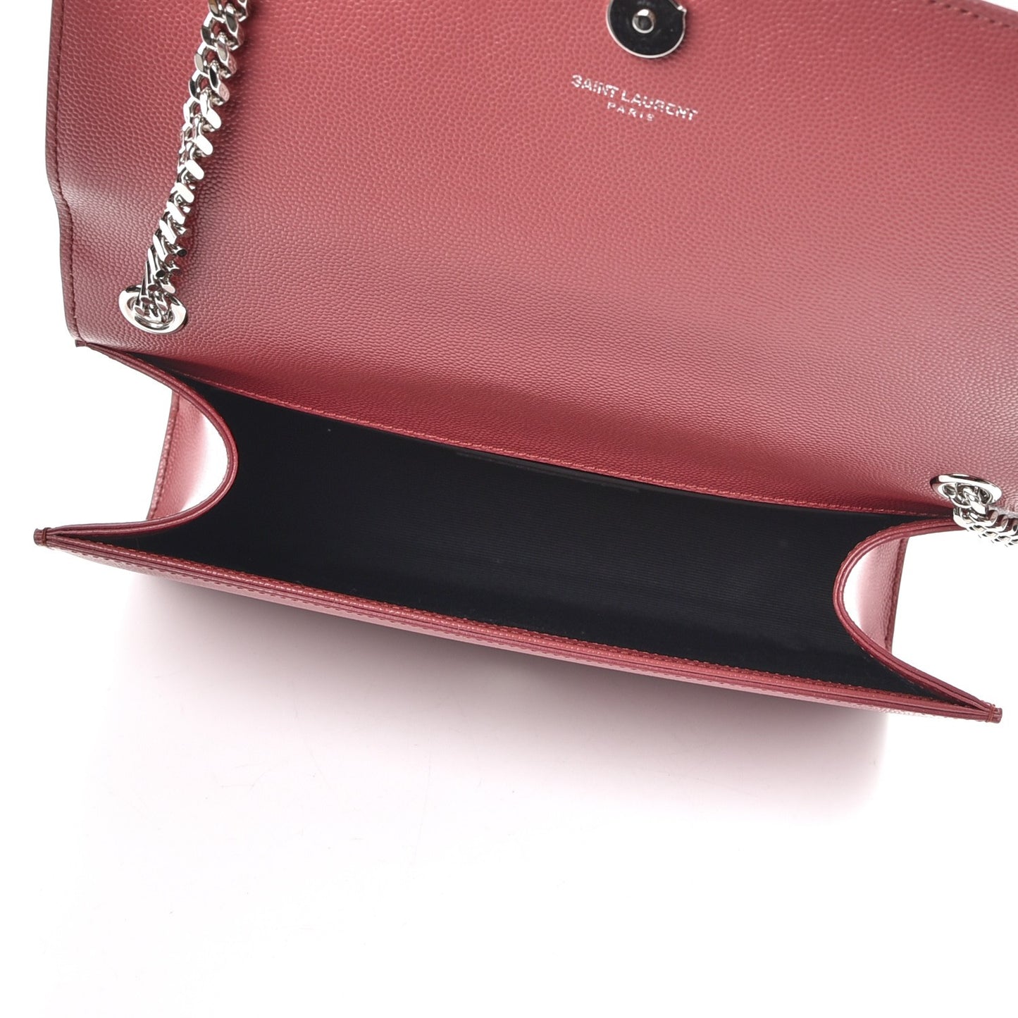 Grain De Poudre Medium Classic Monogram Kate Satchel Mystic Rose