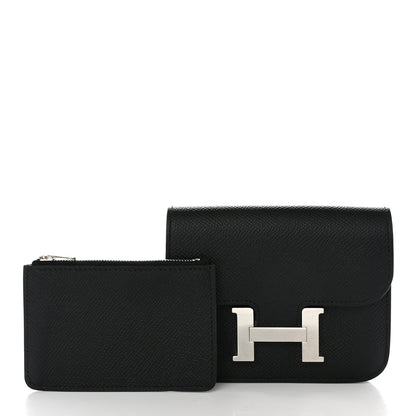 Hermes Epsom Constance Slim Wallet Black 3 of 13