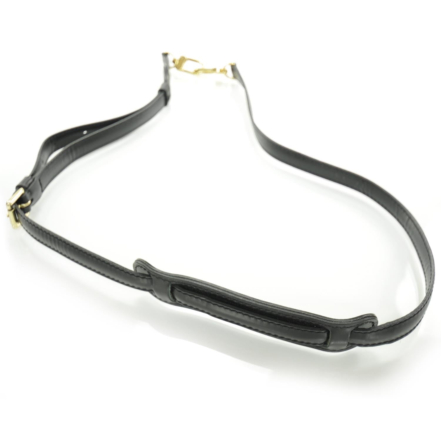 Louis Vuitton Epi Adjustable Luggage Shoulder Strap Black 2 of 5