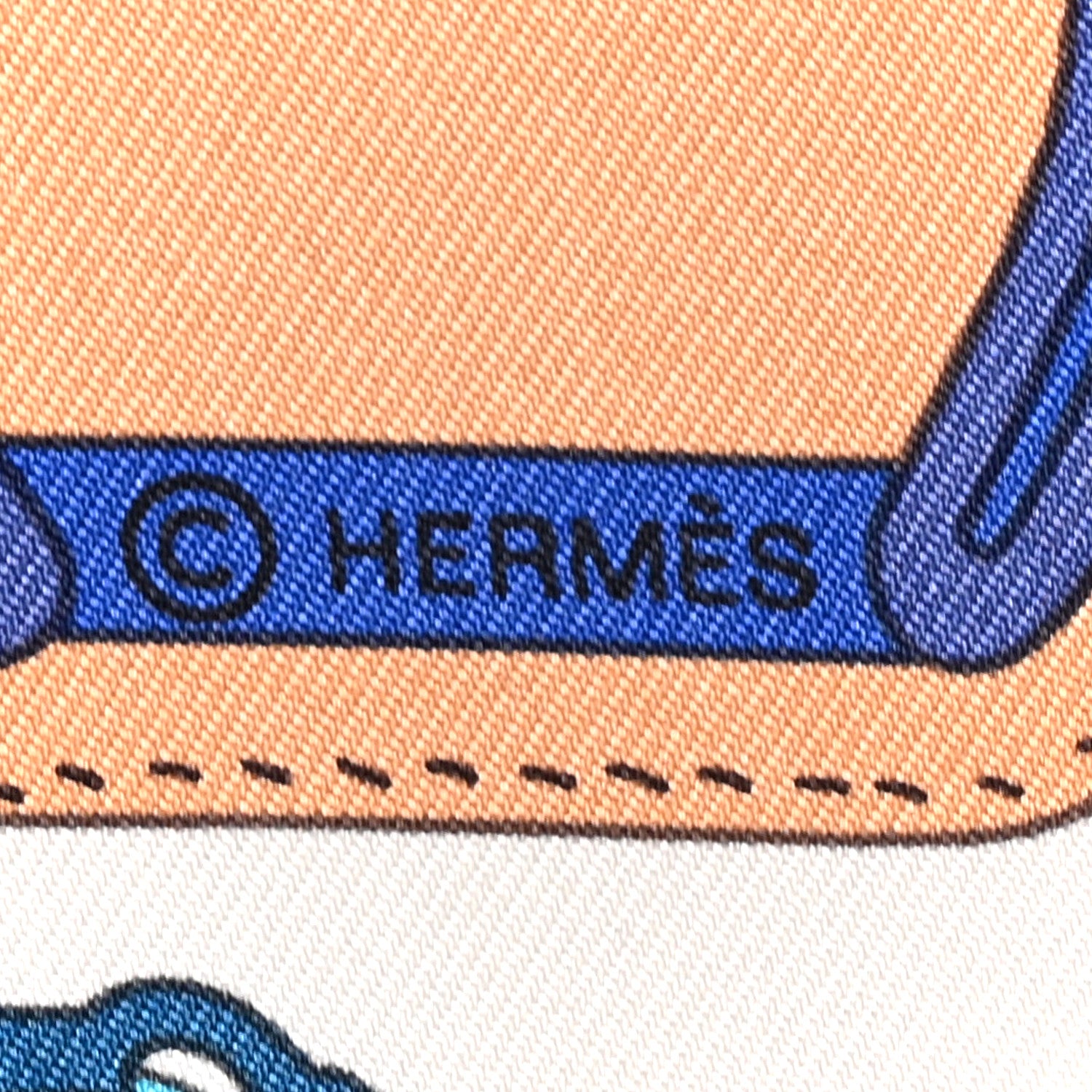 Hermes Silk Les Trophees Scarf 90 3 of 3