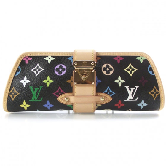 Louis Vuitton Monogram Multicolor Shirley Black 1 of 12