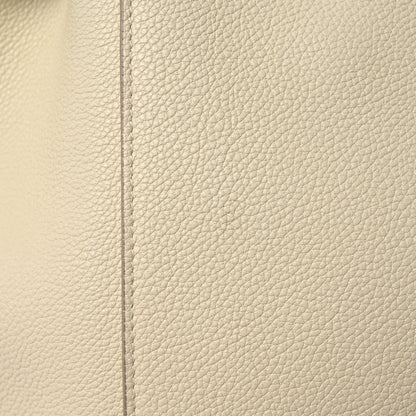 Celine Soft Grained Calfskin Small Belt Cabas Phantom Chalk 13 of 16