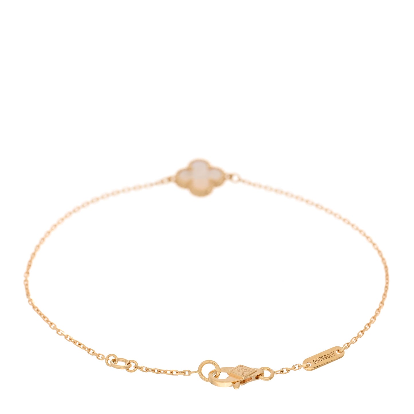 18K Yellow Gold Mother of Pearl Sweet Alhambra Bracelet