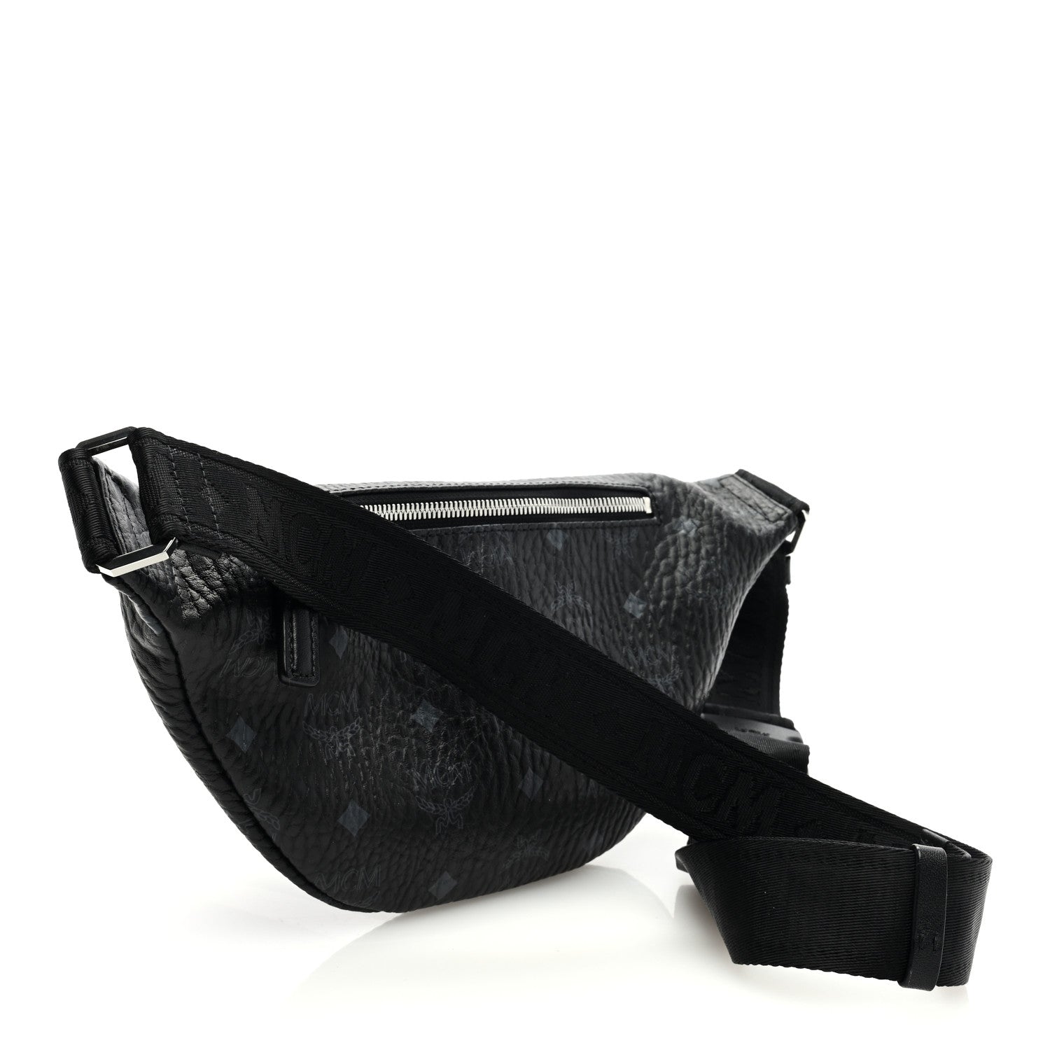 MCM Visetos Small Stark Belt Bag Black 3 of 8