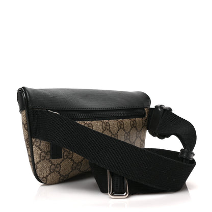 Gucci GG Supreme Monogram Belt Bag Black 4 of 10