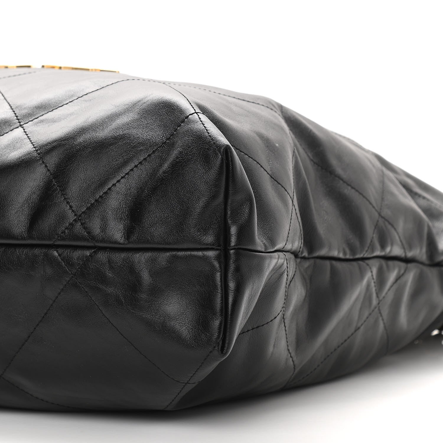 Chanel Shiny Calfskin Quilted Large Chanel 22 Black 11 of 11