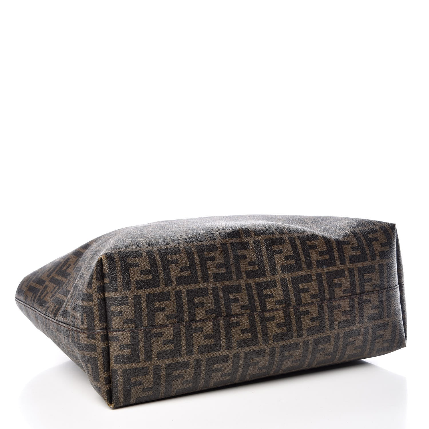 Fendi Zucca Spalmati Medium Roll Tote Tobacco Moro 4 of 13