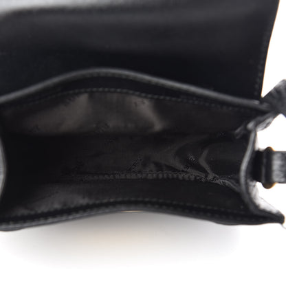 Burberry Grainy Calfskin Heritage Grain Mini Crossbody Bag Black 5 of 12