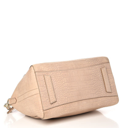 Givenchy Nubuck Crocodile Embossed Medium Antigona Beige 5 of 8