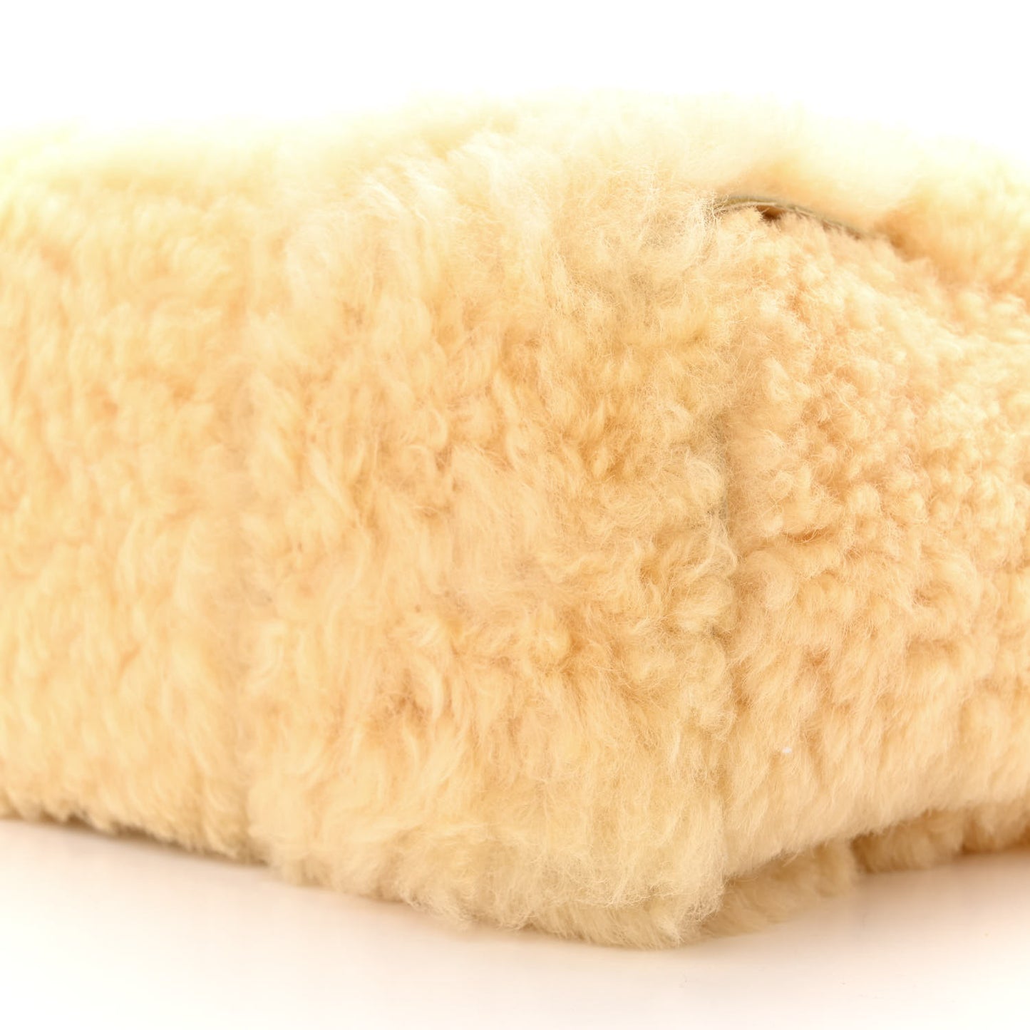 Shearling Small Intrecciato Arco Tote Teddy