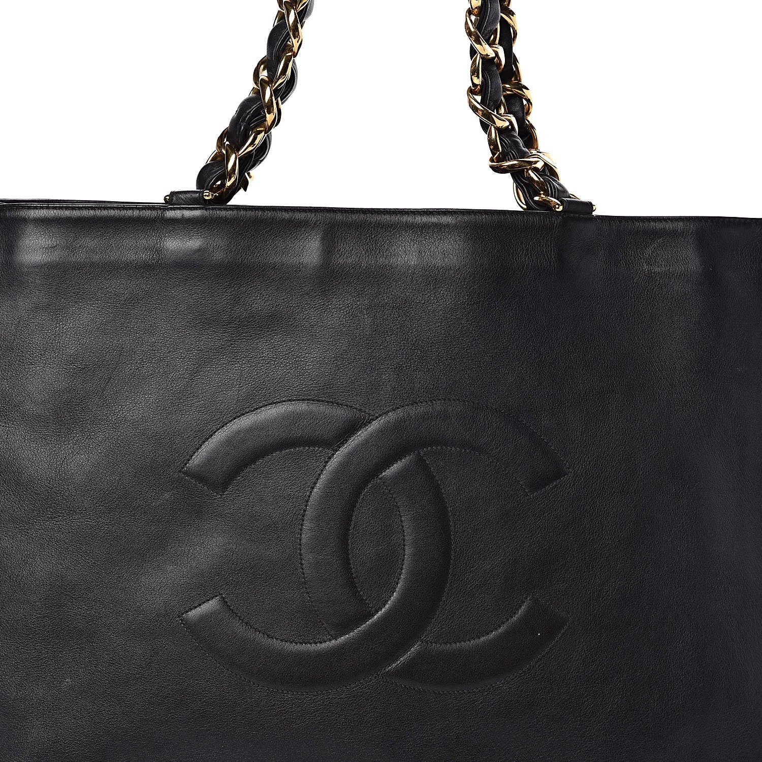 Chanel Lambskin CC Shoulder Bag Black 13 of 13