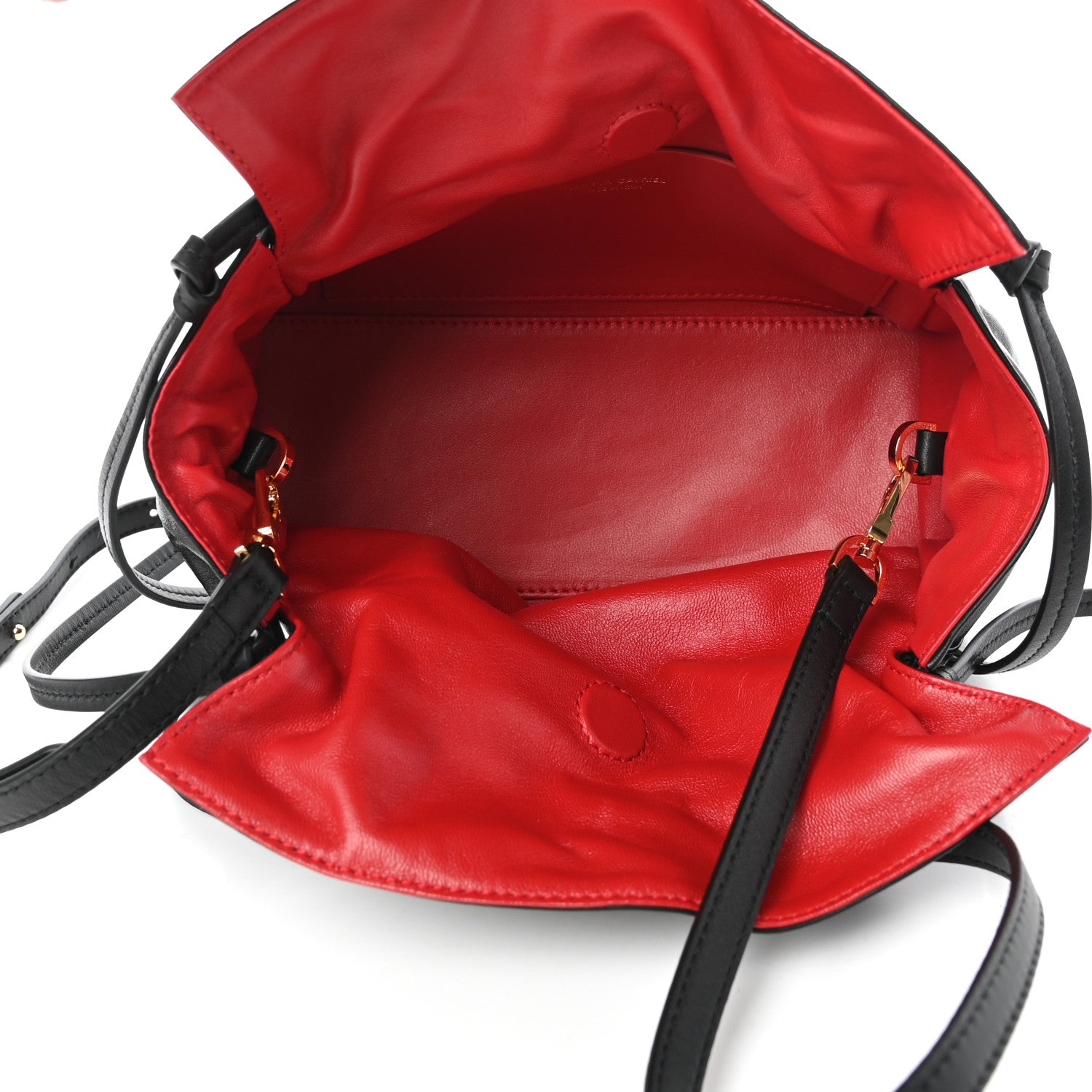 Mansur Gavriel Lambskin Mini Protea Bag Black Flamma 5 of 9