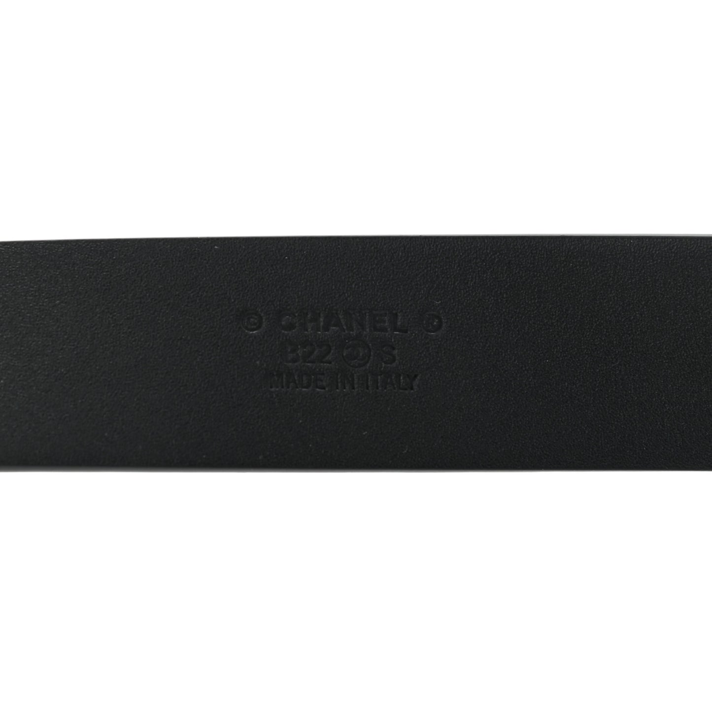 Lambskin CC Chain Belt 85 34 Black