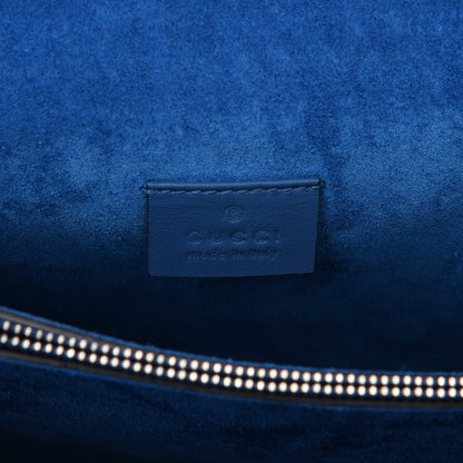 Gucci GG Supreme Monogram Embroidered Medium Dionysus Shoulder Bag Blue 5 of 10