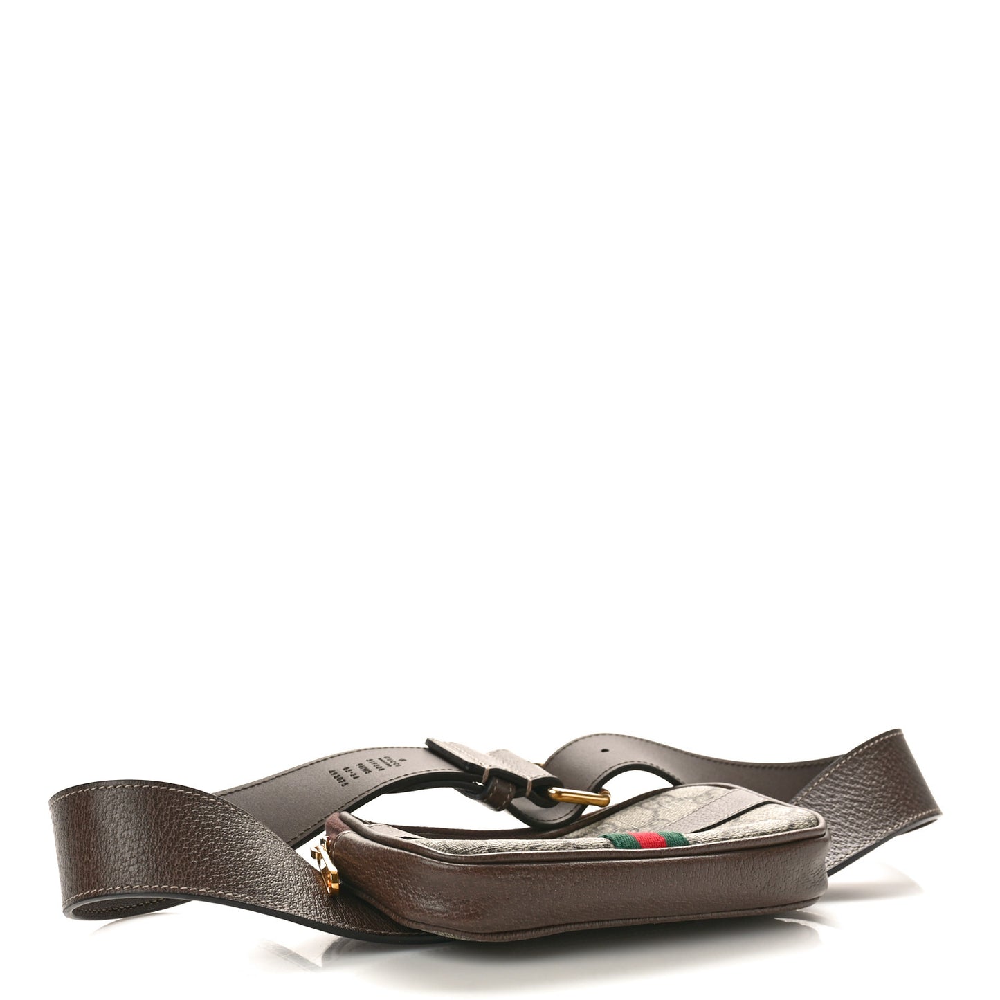 GG Supreme Monogram Ophidia Belted iPhone Case 85 34 Dark Brown