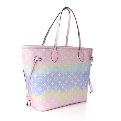 Louis Vuitton Monogram Escale Neverfull MM Pastel 2 of 10