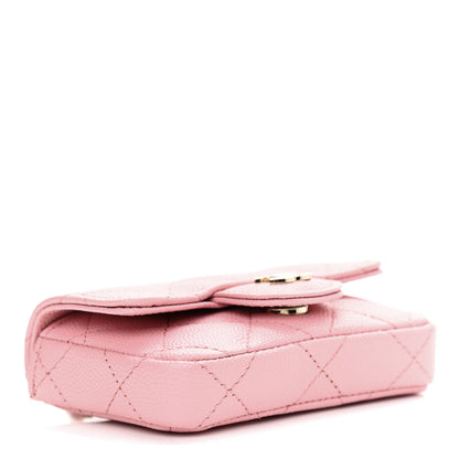 Chanel Caviar Quilted Mini Chain Belt Bag Light Pink 4 of 11