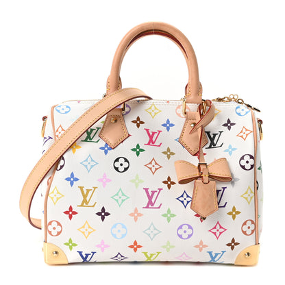 Louis Vuitton LV X TM Monogram Multicolor Speedy Bandouliere 25 White 1 of 9
