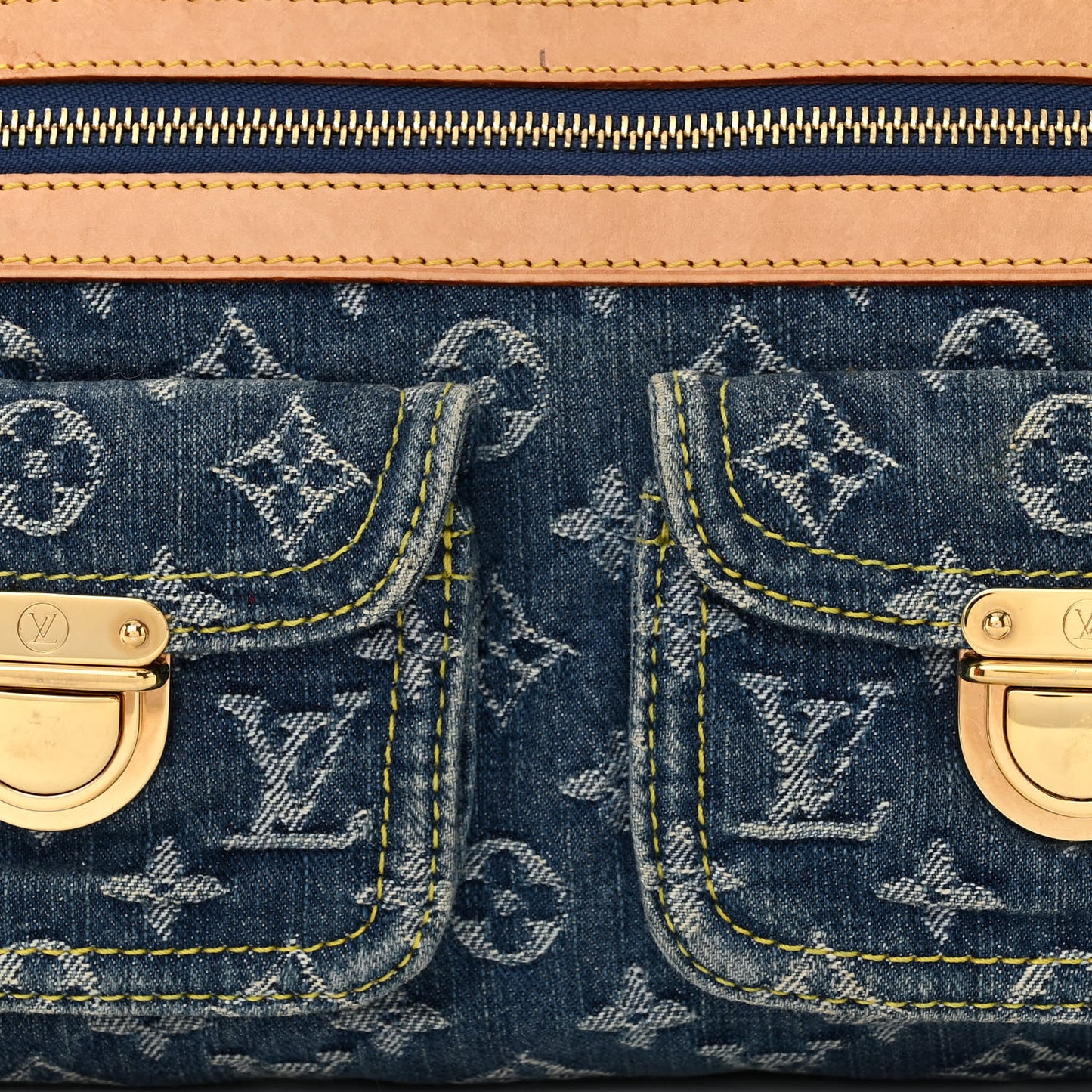 Monogram Denim Neo Speedy Blue