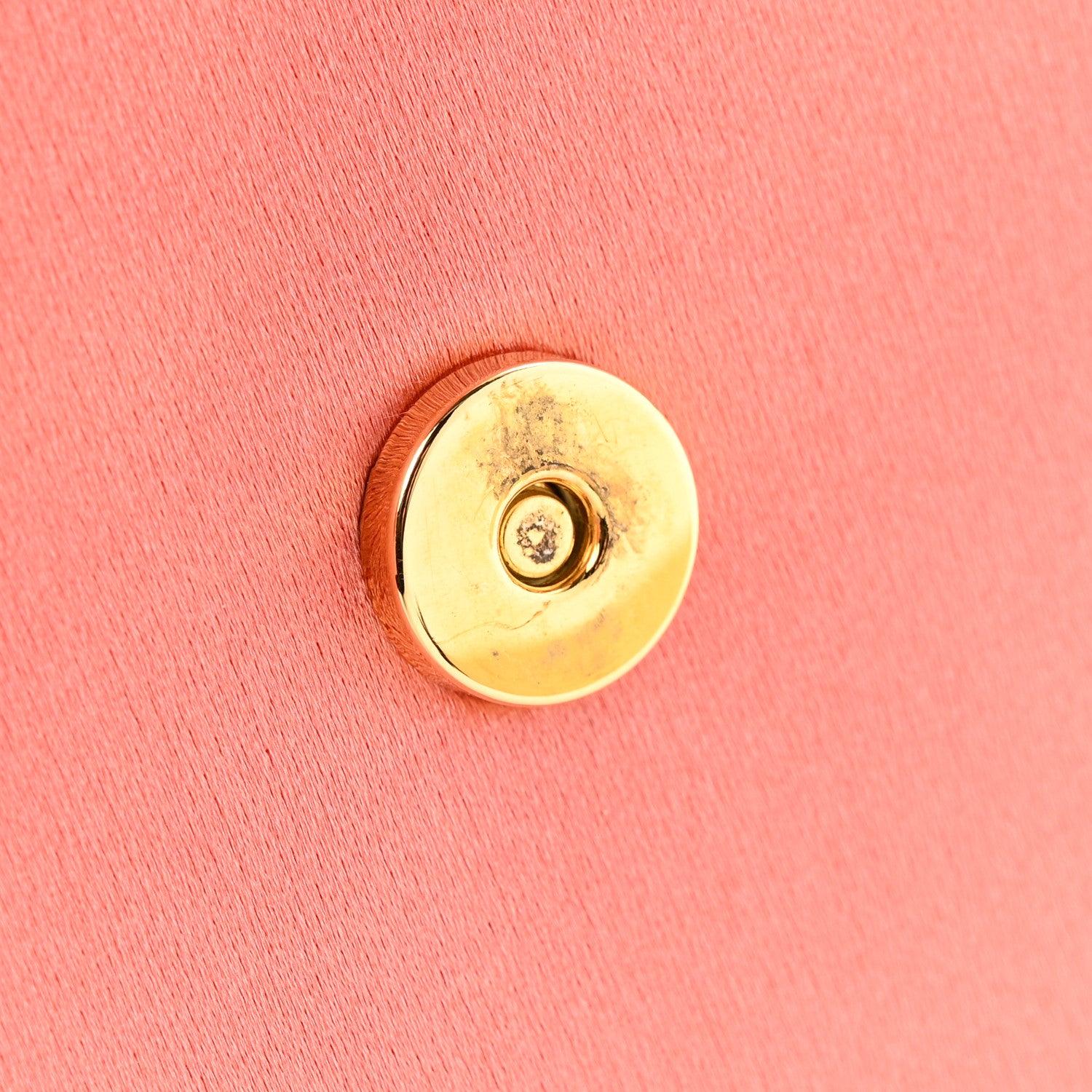 Prada Satin Raso Stones Embellished Top Handle Bag Corallo 14 of 14