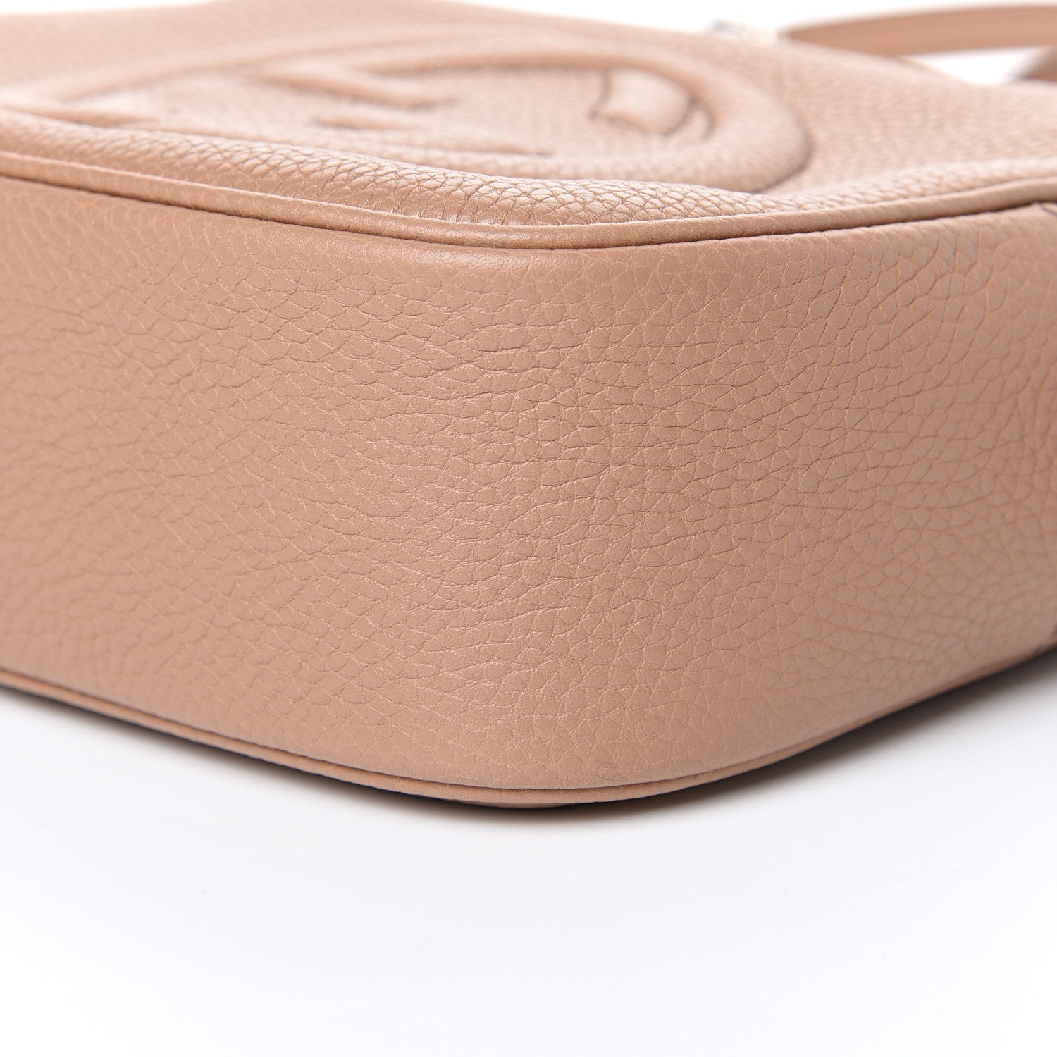 Gucci Pebbled Calfskin Small Soho Disco Bag Rose Beige 9 of 9