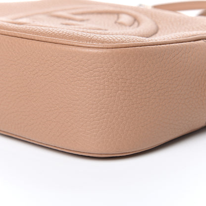 Gucci Pebbled Calfskin Small Soho Disco Bag Rose Beige 9 of 9