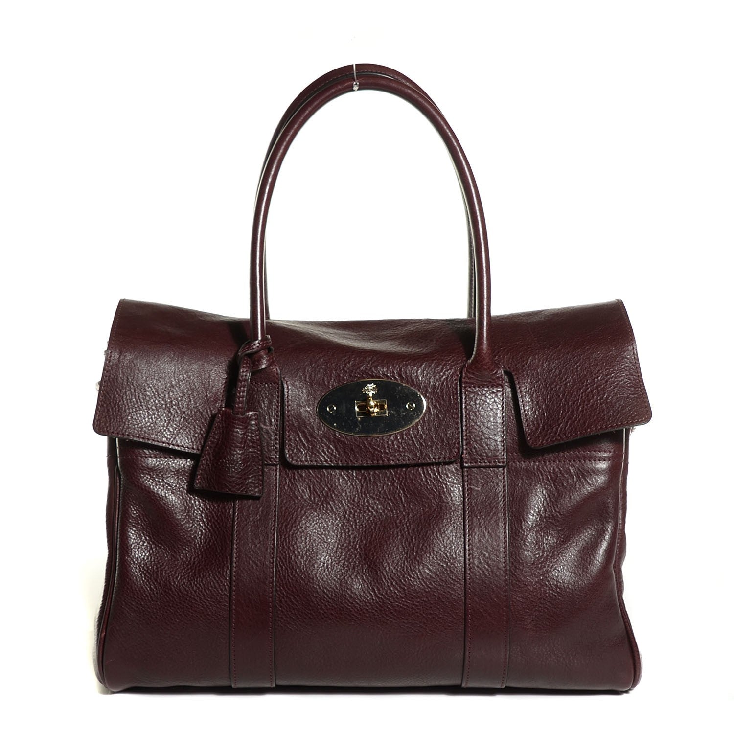 Mulberry Natural Leather Bayswater Oxblood 1 of 10