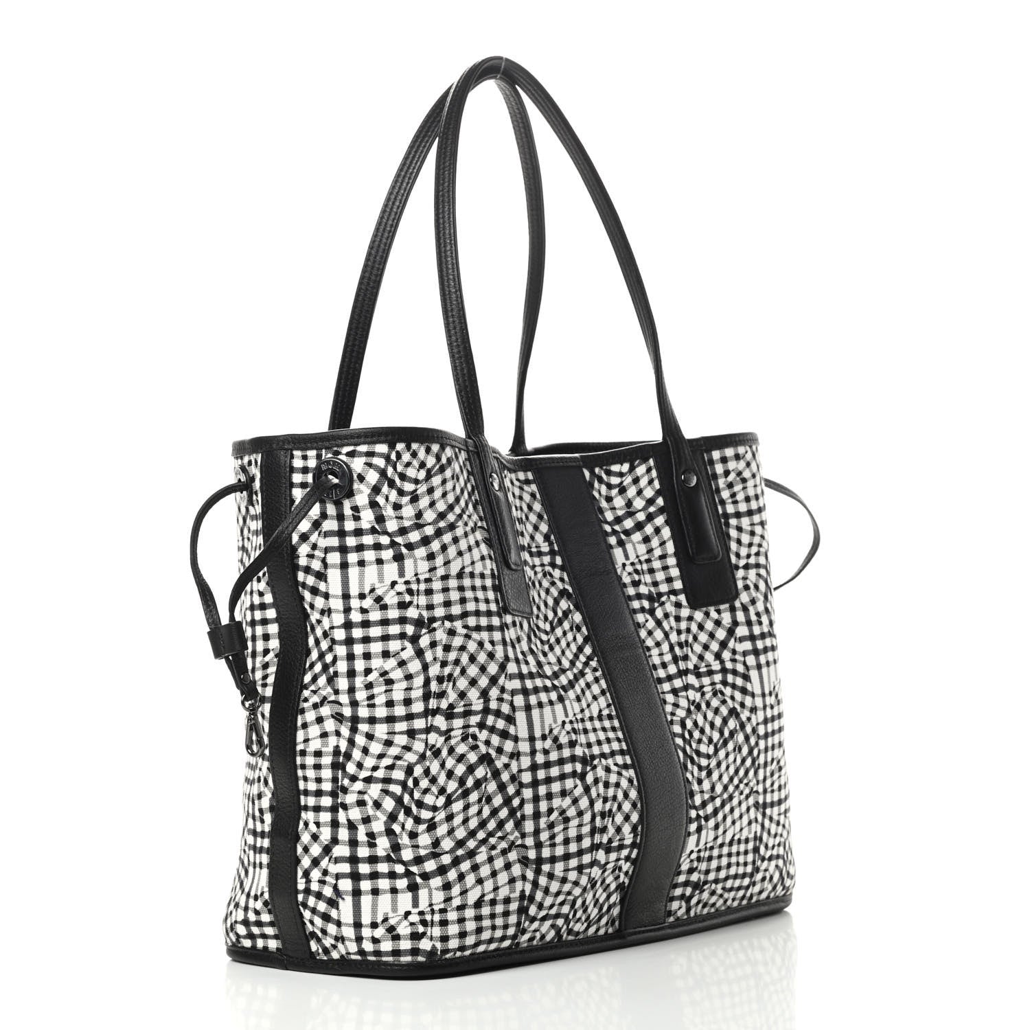 MCM Visetos Medium Liz Reversible Shopper Tote Black 5 of 18