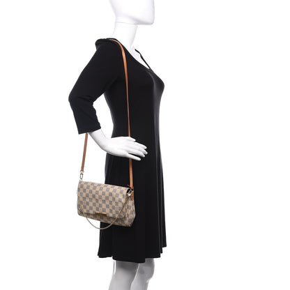 Louis Vuitton Damier Azur Favorite MM 2 of 11