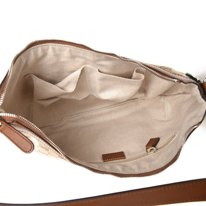 Gucci Monogram Medium Half Moon Hobo Brown 5 of 7