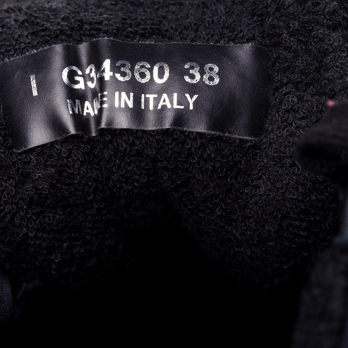 Nylon Calfskin Suede Calfskin CC Sneakers 38 Black