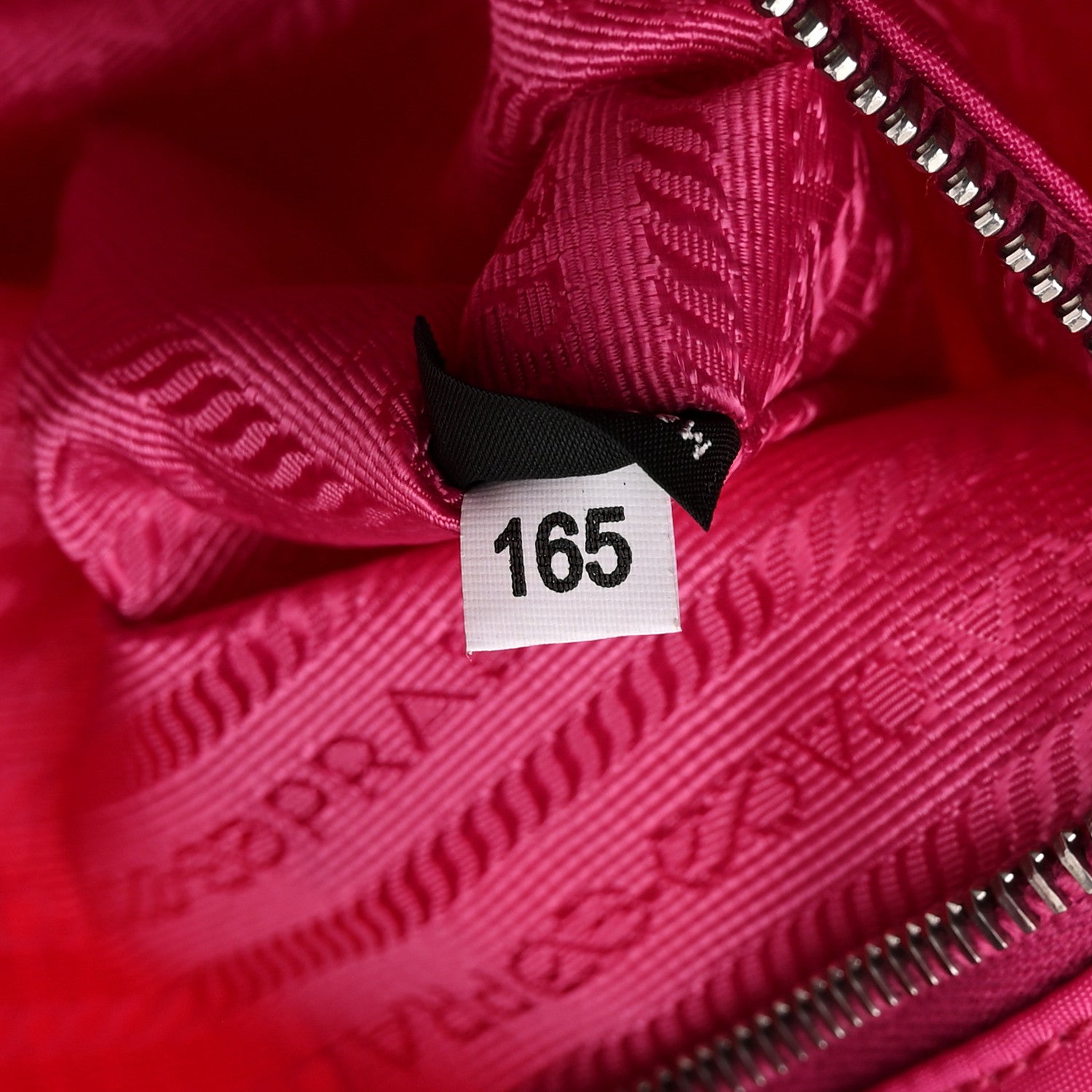 Prada Tessuto Nylon Quilted Shopping Tote Fuxia 7 of 10