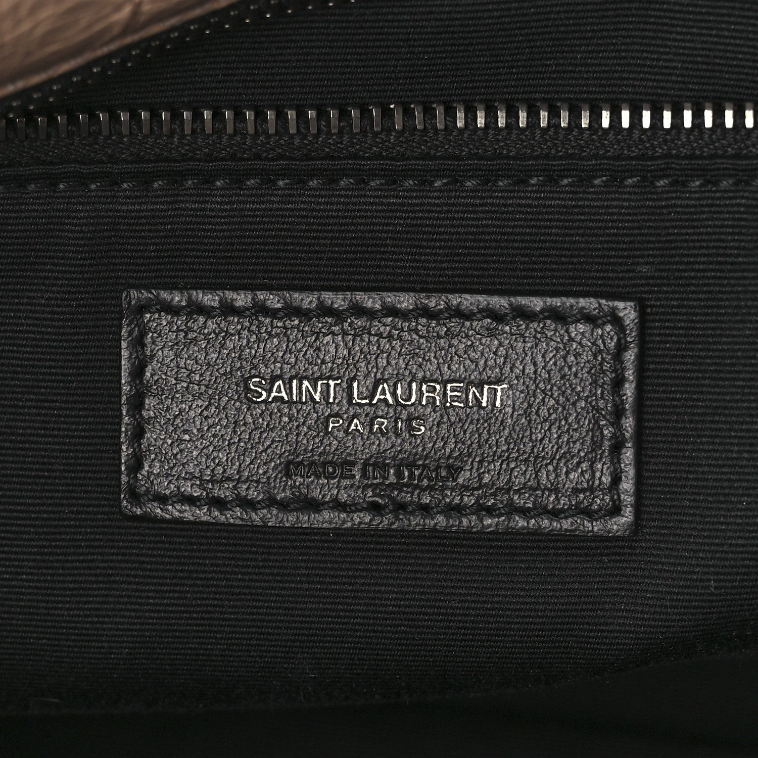 Saint Laurent Crinkled Calfskin Matelasse Monogram Medium Niki Chain Satchel Gold Sand 7 of 13