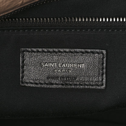 Saint Laurent Crinkled Calfskin Matelasse Monogram Medium Niki Chain Satchel Gold Sand 7 of 13