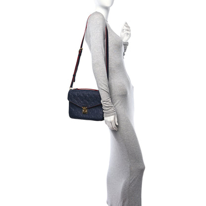 Louis Vuitton Empreinte Pochette Metis Marine Rouge 2 of 9