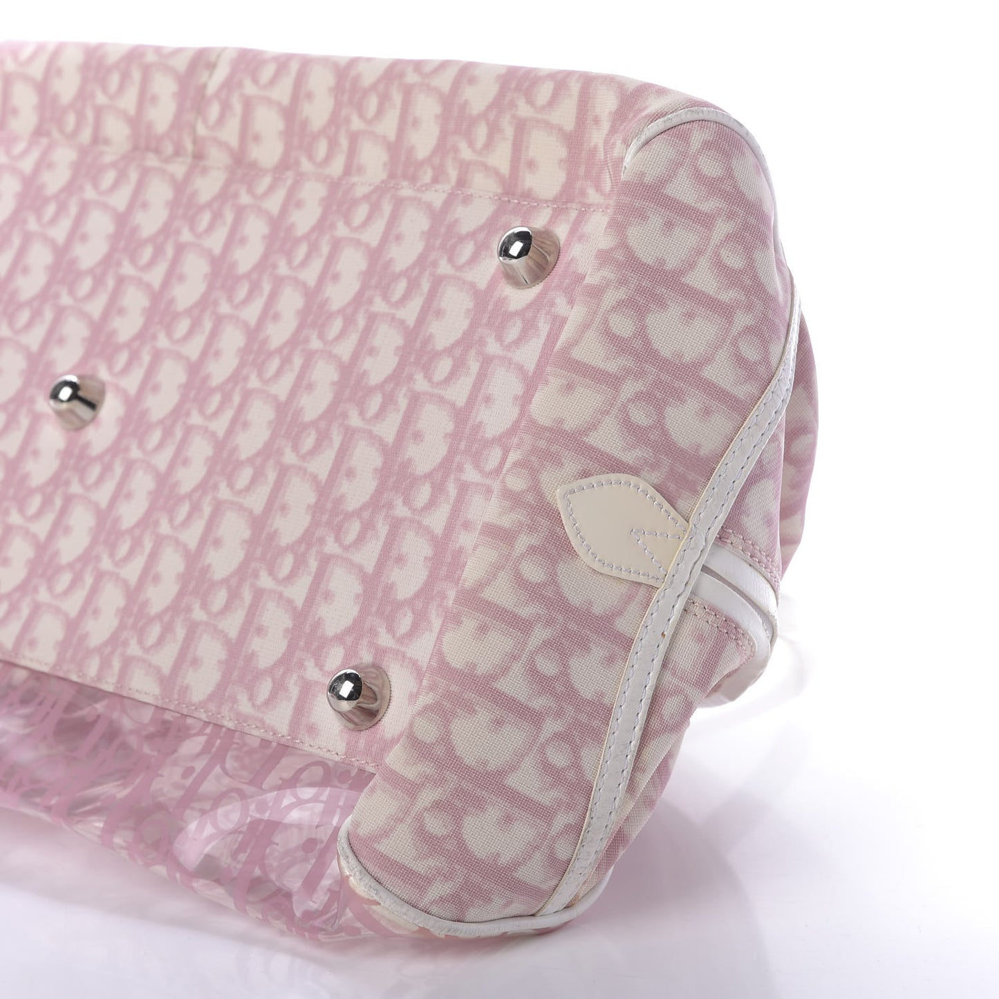Monogram PVC Bowler Pink