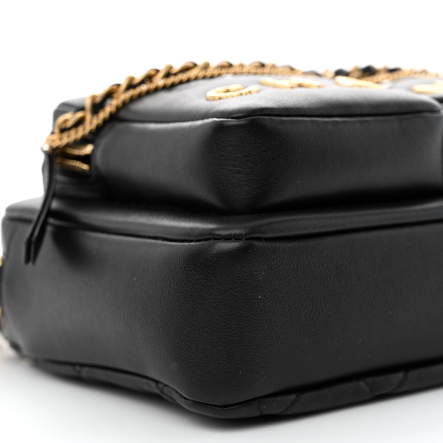 Chanel Calfskin Quilted Small Camera Case Black 9 of 14