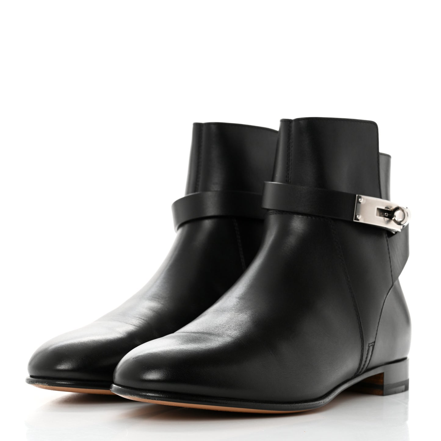 Calfskin Neo Low Boots 37 Black